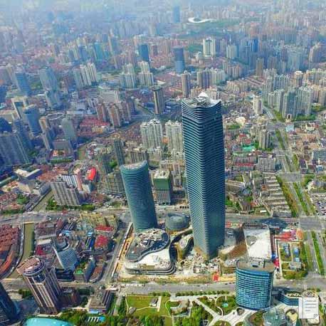 上海“浦西第一高楼”白玉兰广场竣工建成