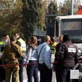 以色列称卡车撞人事件为恐袭 司机或为阿拉伯人