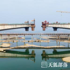 遂宁市黄连沱大桥3月底前完成主桥全部合拢