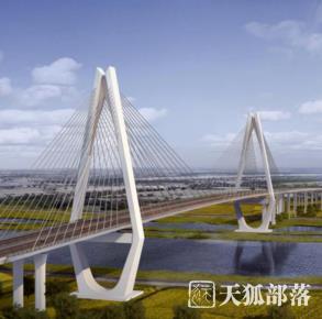 潮汕环线高速京灶大桥主桥北主塔成功封顶