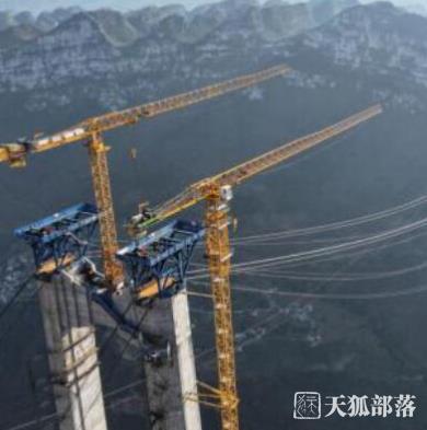 贵州花江峡谷大桥猫道承重索架设完成