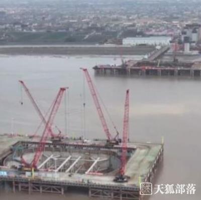 崇启公铁长江大桥计划年底浇筑完成至主塔上横梁105米处