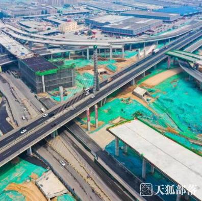 济南零点立交桥改扩建再进一大步，即将横跨济广高速